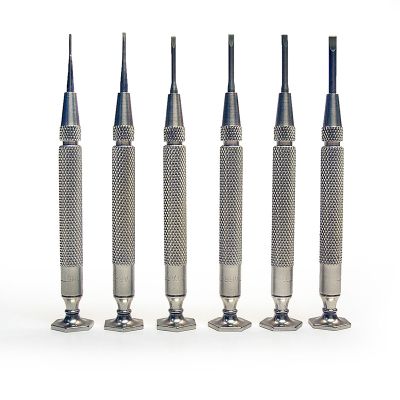 Starrett S555Z 6 Piece Miniature Screwdriver Set with Case