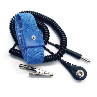 Desco 09070 Adjustable Wrist Strap with 6' Coil Cord
