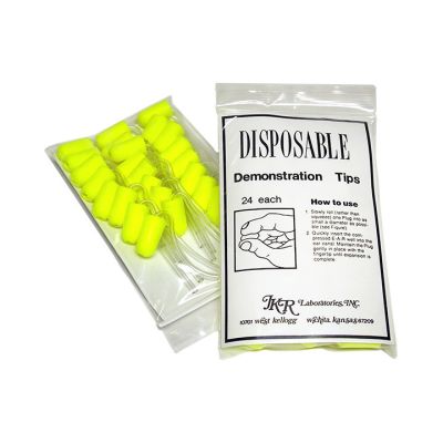 Tapered Foam Demonstration Tips with #13 Standard Tubing, Pack of 24