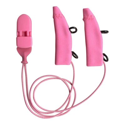 Ear Gear 57358 Original Eyeglasses, Corded, Binaural, Lipstick Pink
