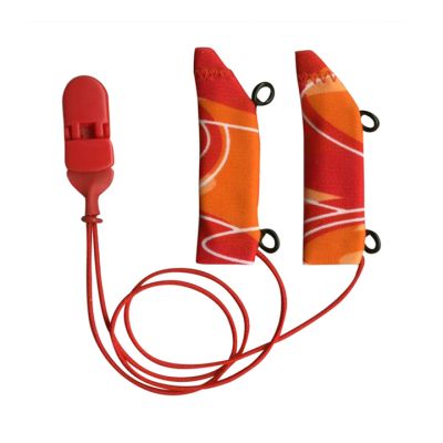 Ear Gear 57800 FM Eyeglasses, Corded,  Binaural, Orange/Red