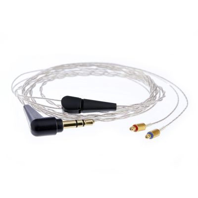 Linum transparent BaX cable with T2 connectors and 3.5 mm TRS jack