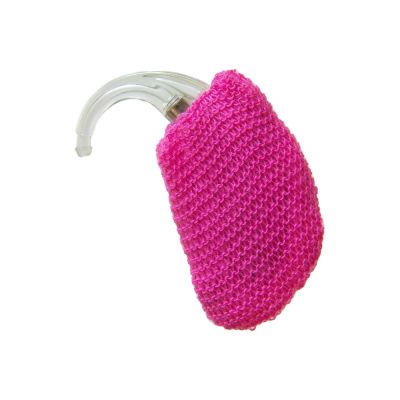Hearing Aid Sweat Band in Poppin Pink color