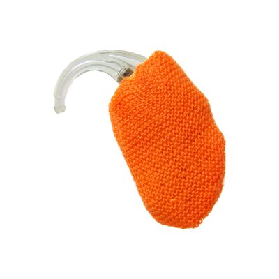 Hearing Aid Sweat Band in Popsicle Orange color