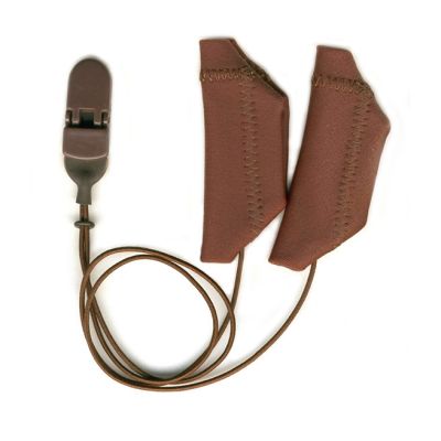 Ear Gear 55954 Cochlear, Corded, Binaural, Chocolate Brown